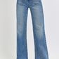 Front Pocket Raw Hem Jeans