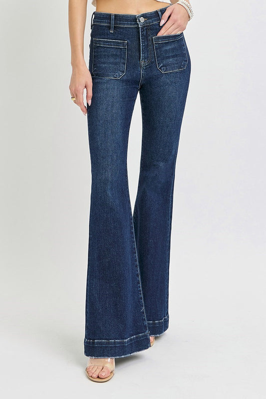 Dark Front Pocket Jeans