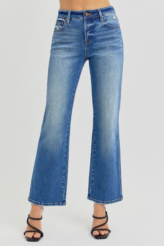 Dark Wash Ankle Jeans