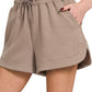 Scuba Elastic Waist Shorts