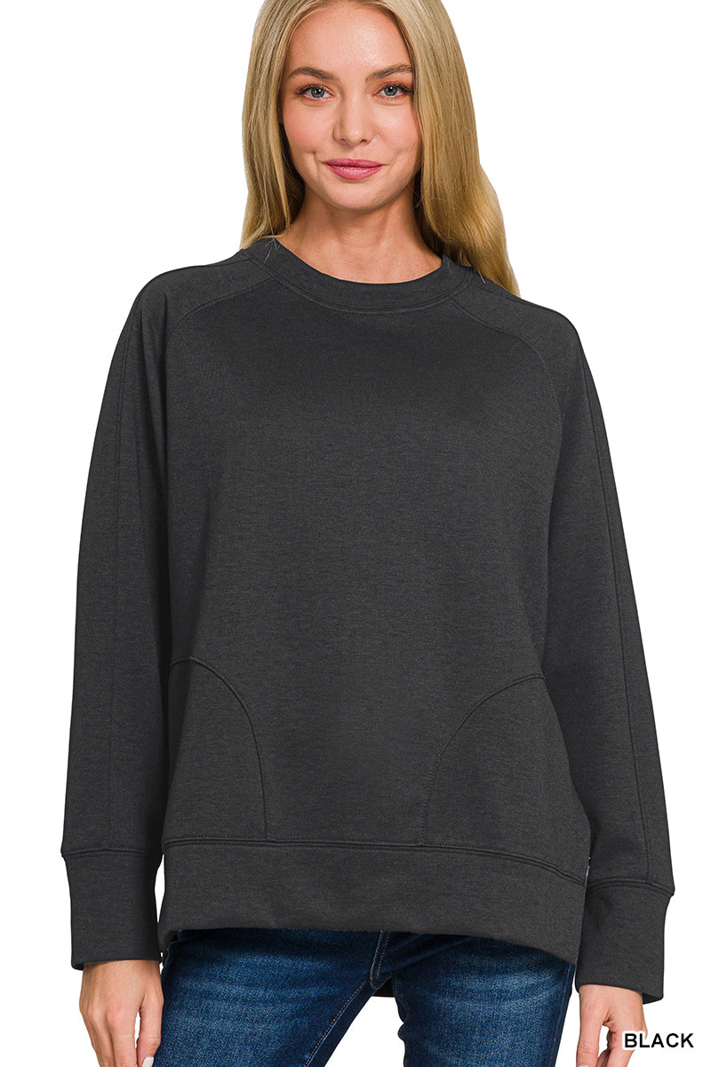 Regular Scuba Round Neck Pullover