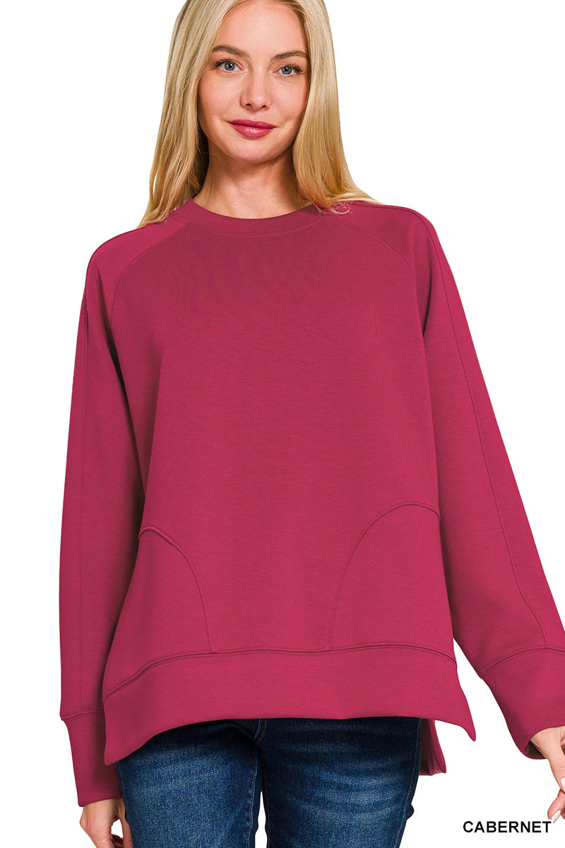Regular Scuba Round Neck Pullover