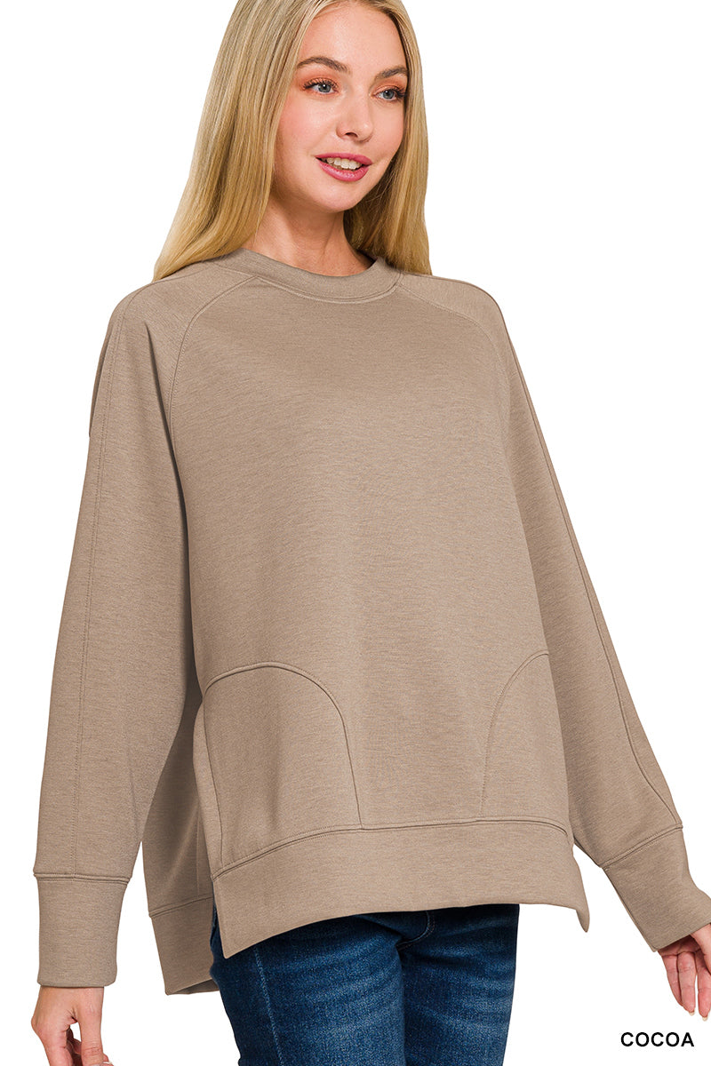 Regular Scuba Round Neck Pullover