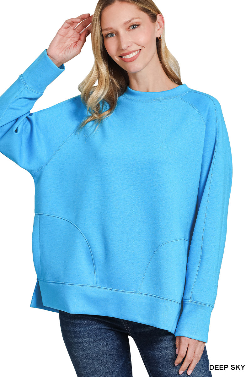 Regular Scuba Round Neck Pullover