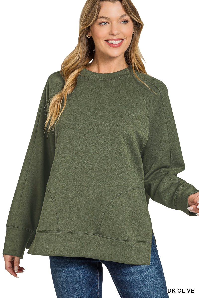 Regular Scuba Round Neck Pullover