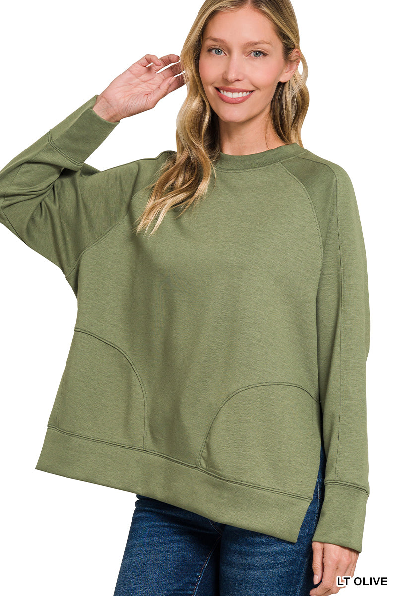 Regular Scuba Round Neck Pullover