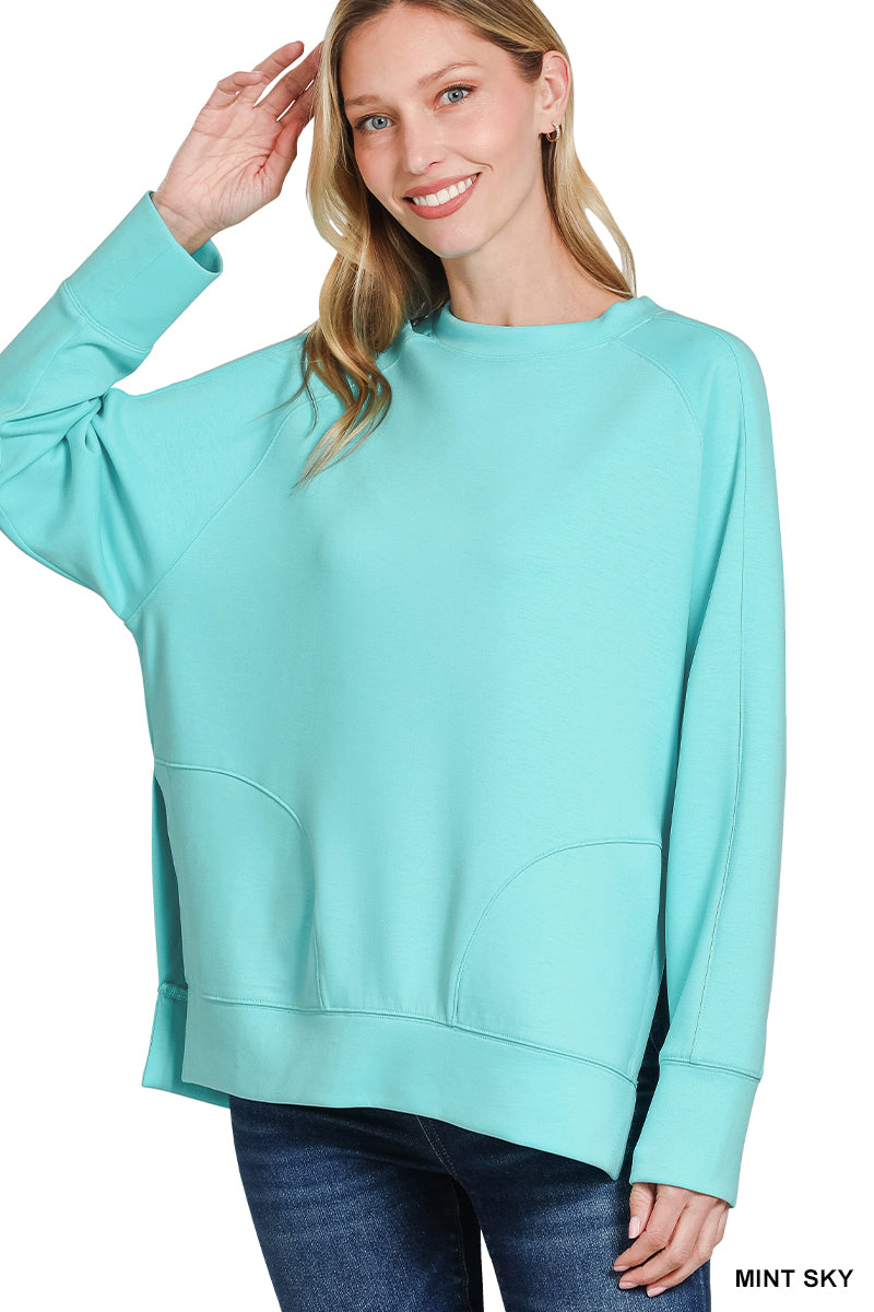 Regular Scuba Round Neck Pullover