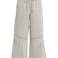 French Terry Washed Flare Pants