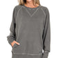 Regular French Terry Pullover With Pockets