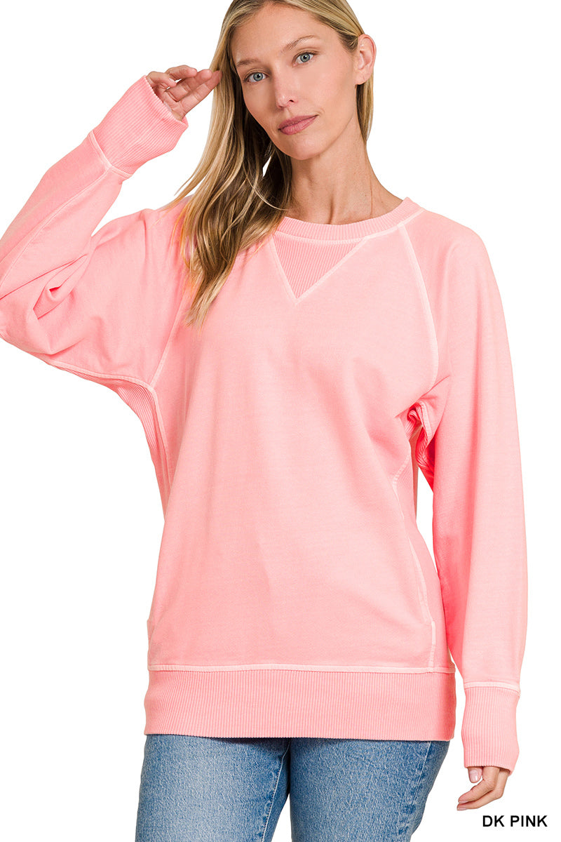 Regular French Terry Pullover With Pockets