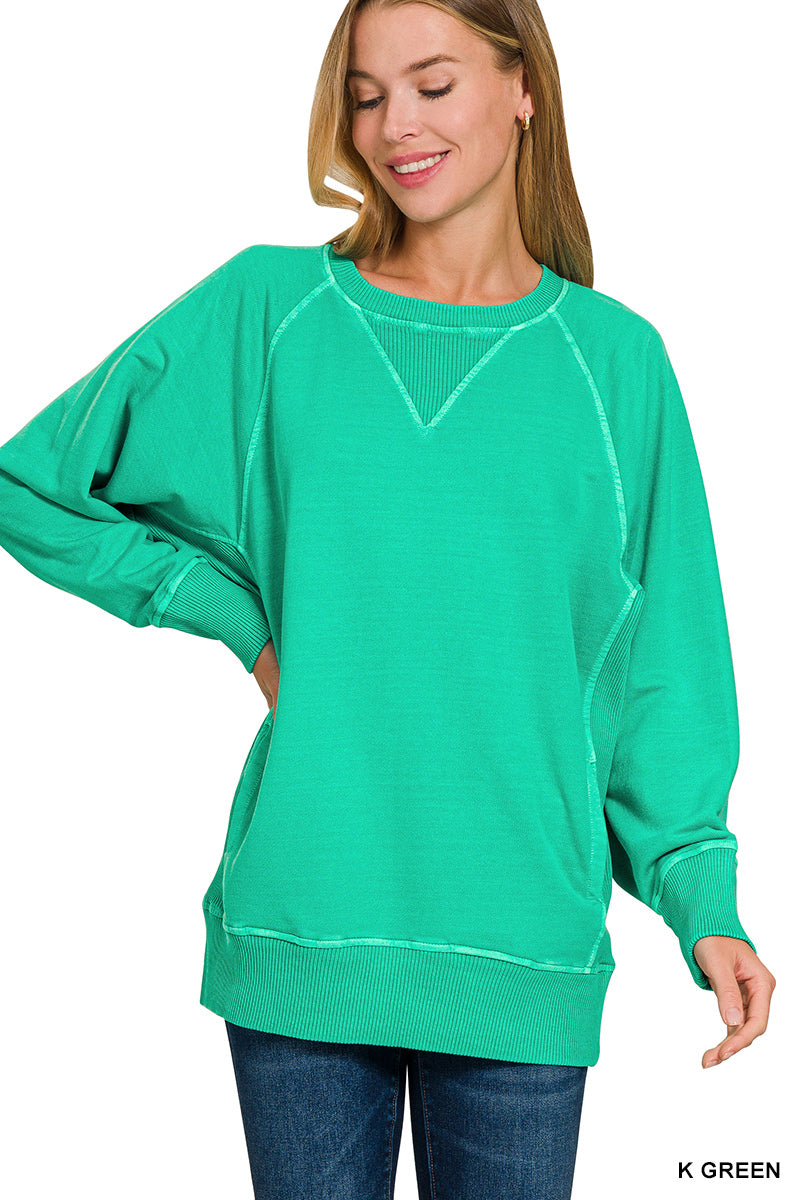 Regular French Terry Pullover With Pockets