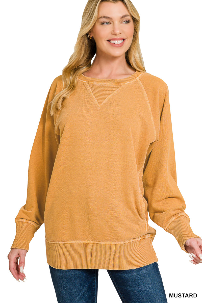 Regular French Terry Pullover With Pockets