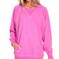 Regular French Terry Pullover With Pockets