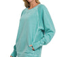 Regular French Terry Pullover With Pockets