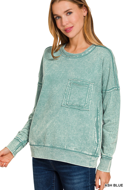 French Terry Pocket Pullover