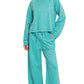 Long Sleeve Two Piece Acid Washed Set