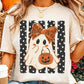Halloween Ghost Polka Dots Graphic Tee