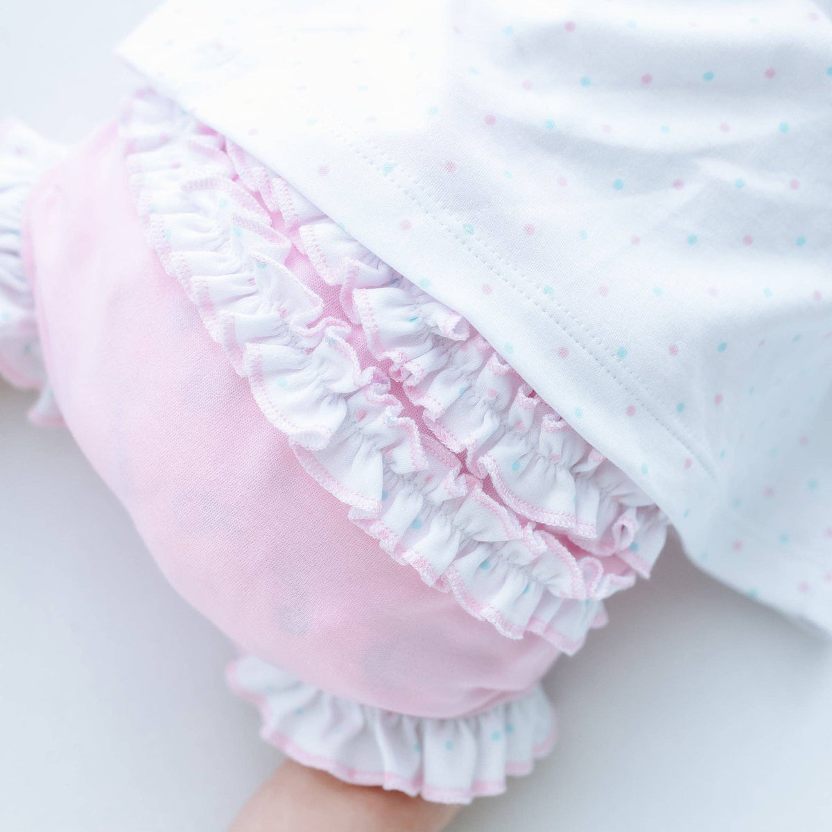 Ice Cream Classics Smocked Collared Diaper Cover Set