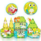 PicassoTiles 52pc Farm Theme Magnetic Tile Building Set