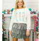 Glitter Nutcracker Top