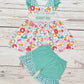 Mama's Girl Appliqué Cheetah Print Set