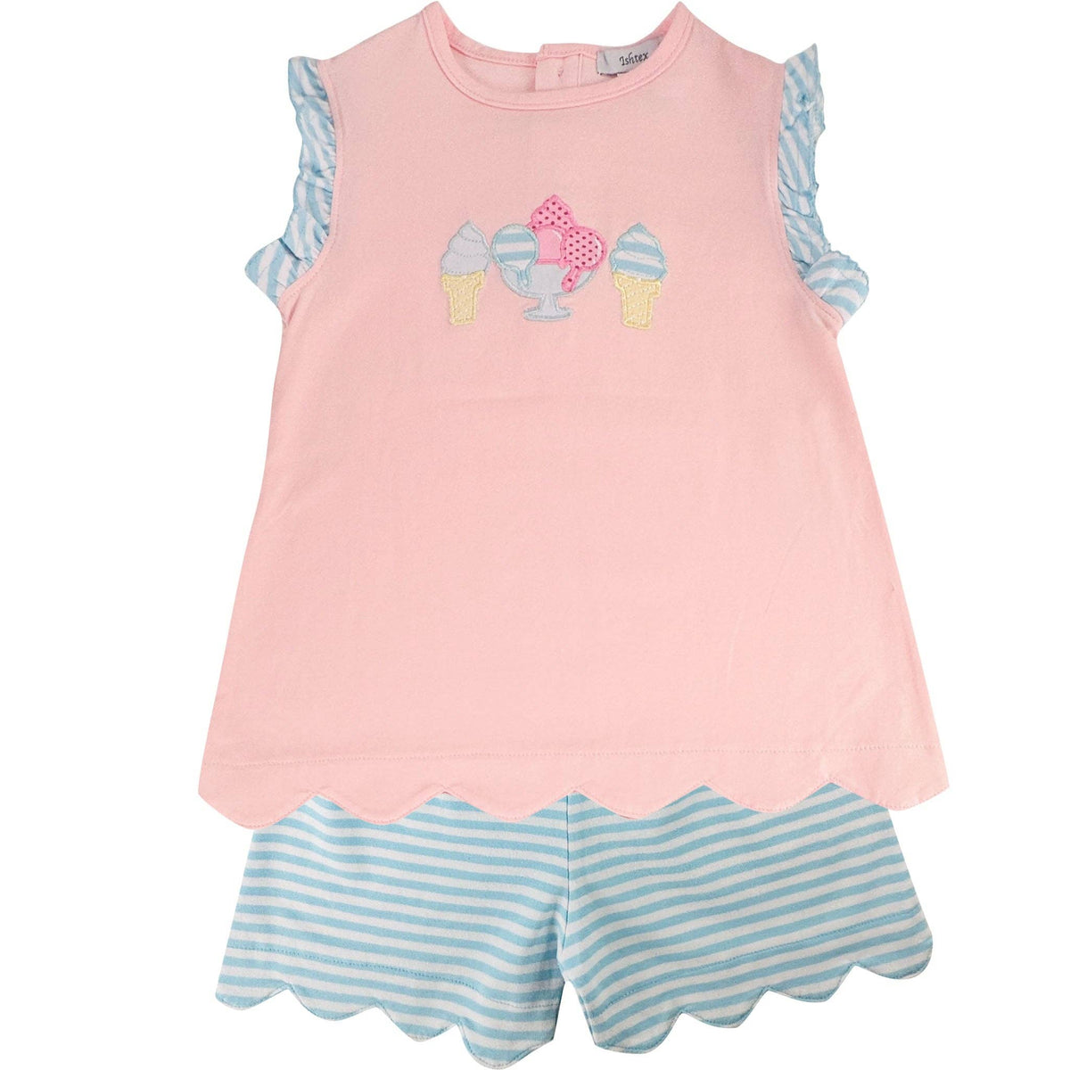 Ice Cream Girl's Shorts Set