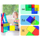 PicassoTiles 4pc Large Square Magnet Tiles Expansion Pack