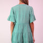 ND31579X-PLUS SIZE Mineral Washed Woven Mini Dress