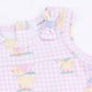 Vintage Spring Ducklings Pink - A-Line Bodysuit Dress