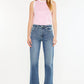 High Rise True Straight Jeans
