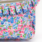 Blue Flower Girls Ruffle Backpack