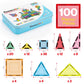 100pc Nano Magnetic Building Tiles Construction Travel Set