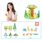 PicassoTiles 26pc Safari Theme Magnetic Tile Building Set