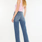 High Rise True Straight Jeans