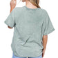 Nashville Country Music Graphic S/S Mineral Washed Tee