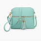 Tara Double Zip Crossbody Bag/Wristlet for Women