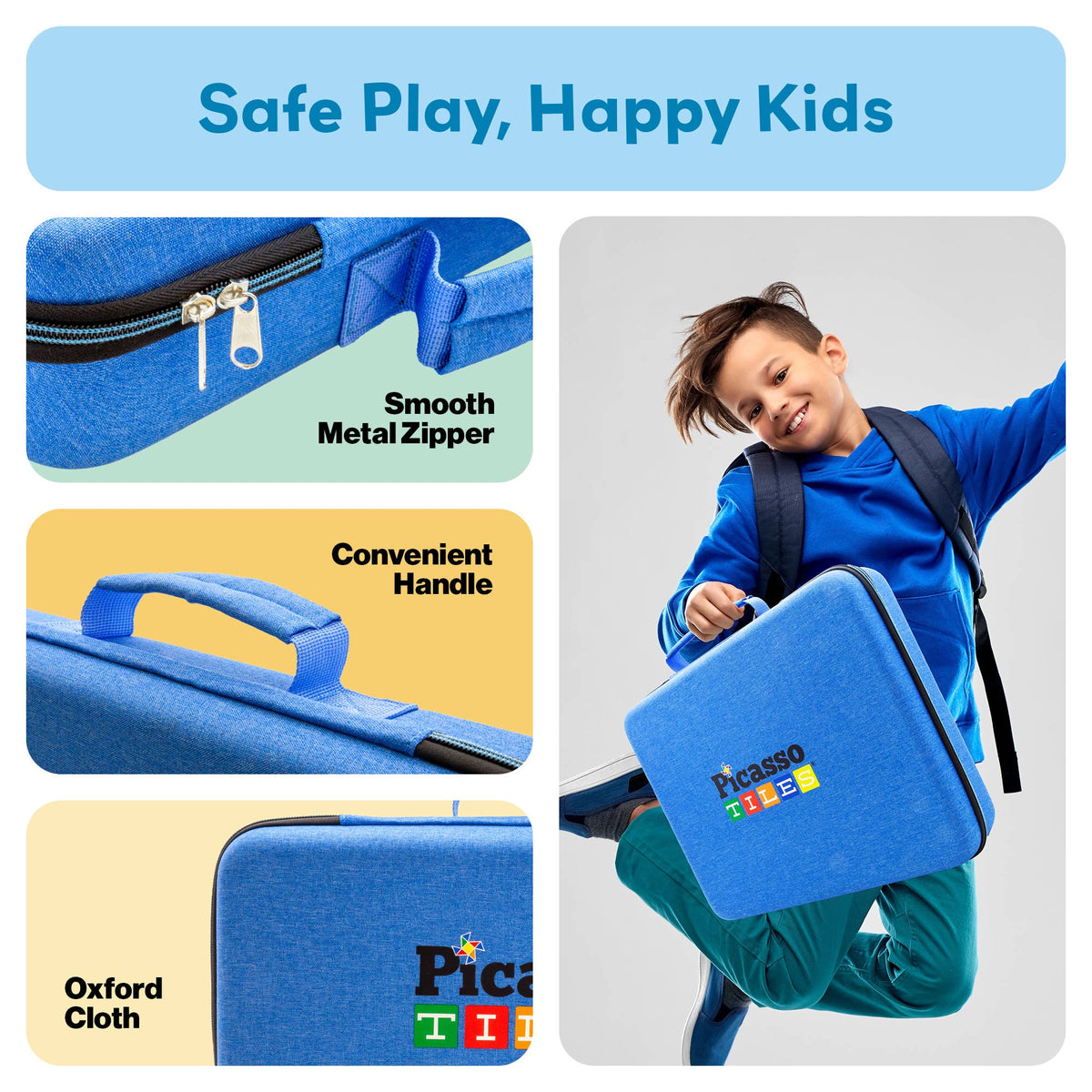 PicassoTiles Magnetic Tiles Medium Storage Case