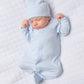 Essentials Solid Blue Footie