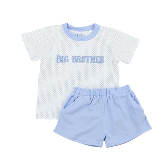 French Knot Big Brother Short Set