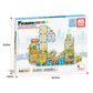 PicassoTiles 45pc Construction Magnetic Tile Building Set
