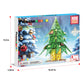 PicassoTiles 106pc Holiday Tree Magnetic Tile Building Set