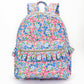 Blue Flower Girls Ruffle Backpack