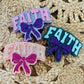 Faith with Bow Car Freshie 
