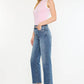 High Rise True Straight Jeans