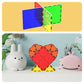 PicassoTiles 4pc Large Square Magnet Tiles Expansion Pack