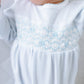 Jacob Smocked Footie - Light Blue