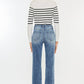 High Rise Slim Straight Jeans