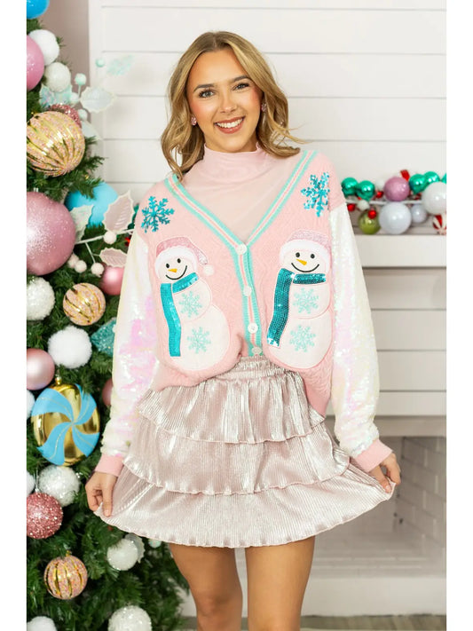 Snowman Cardigan