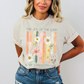 The Joy of the Lord is my Strength Floral Comfort Colors Tee