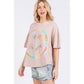 BOHO PATCHWORK SMILEY TEE